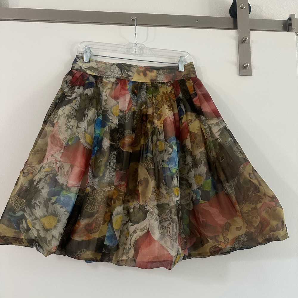 Pauw 100% silk Floral Women's Skirt